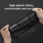 Balaclava negra Rockbros para ciclismo con protección Uv400 tela elástica - Imagen 3